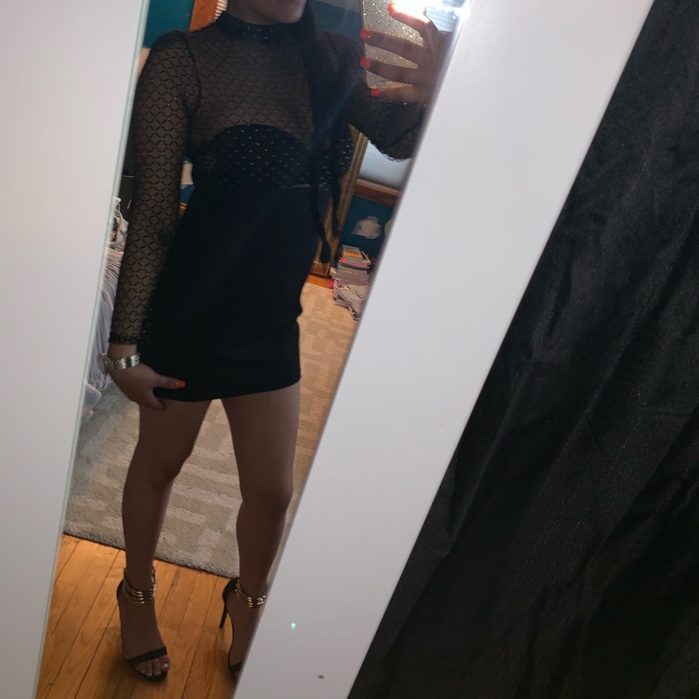 Mini Black and Gold dress
